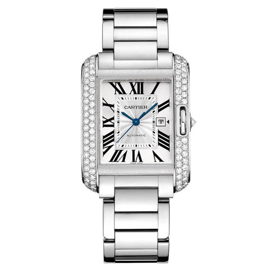 Cartier Tank Anglaise 39mm WT100009 Silver Dial