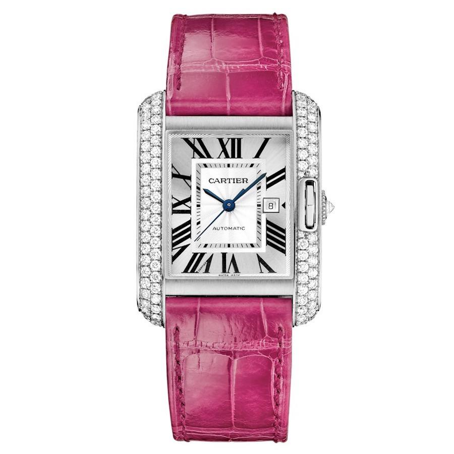 Cartier Tank Anglaise 39mm WT100018 Silver Dial