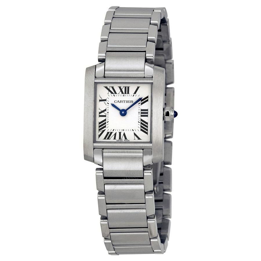 Cartier Tank Francaise 25mm W51008Q3 Silver Dial