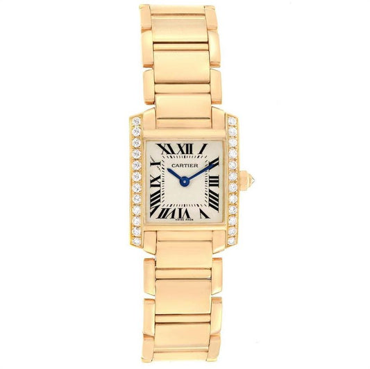 Cartier Tank Francaise 25mm WE1001R8 Silver Dial
