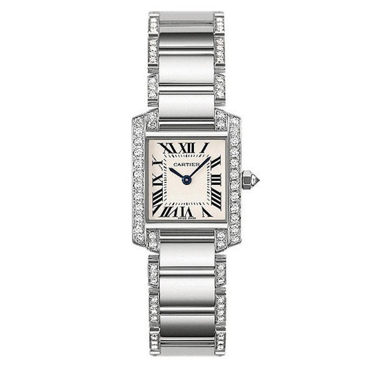 Cartier Tank Francaise 25mm  WE1002SF Silver Dial