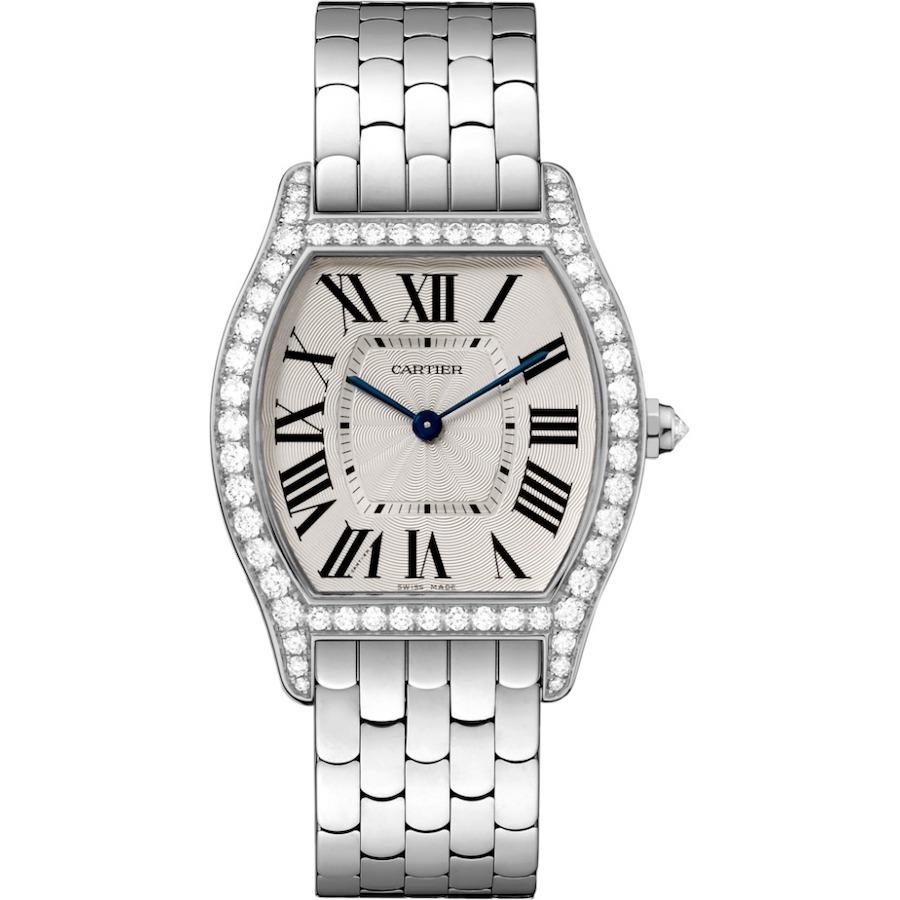 Cartier Tortue 39mm WA501013 Silver Dial