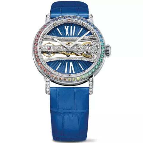 Corum Golden Bridge White Gold Diamonds Watch