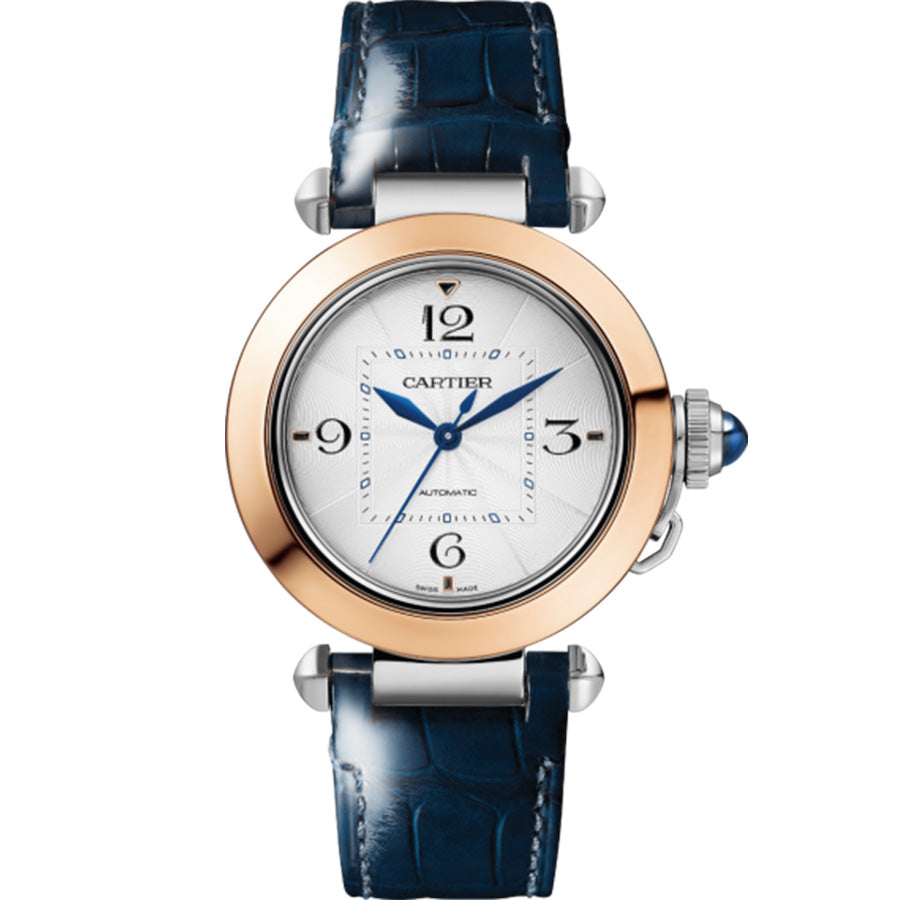 Cartier Pasha de Cartier 35mm Silvered Dial WGPA0027