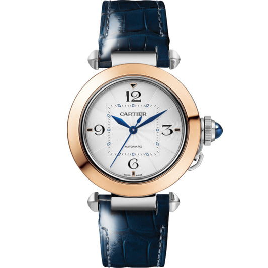 Cartier Pasha de Cartier 35mm Silvered Dial WGPA0027