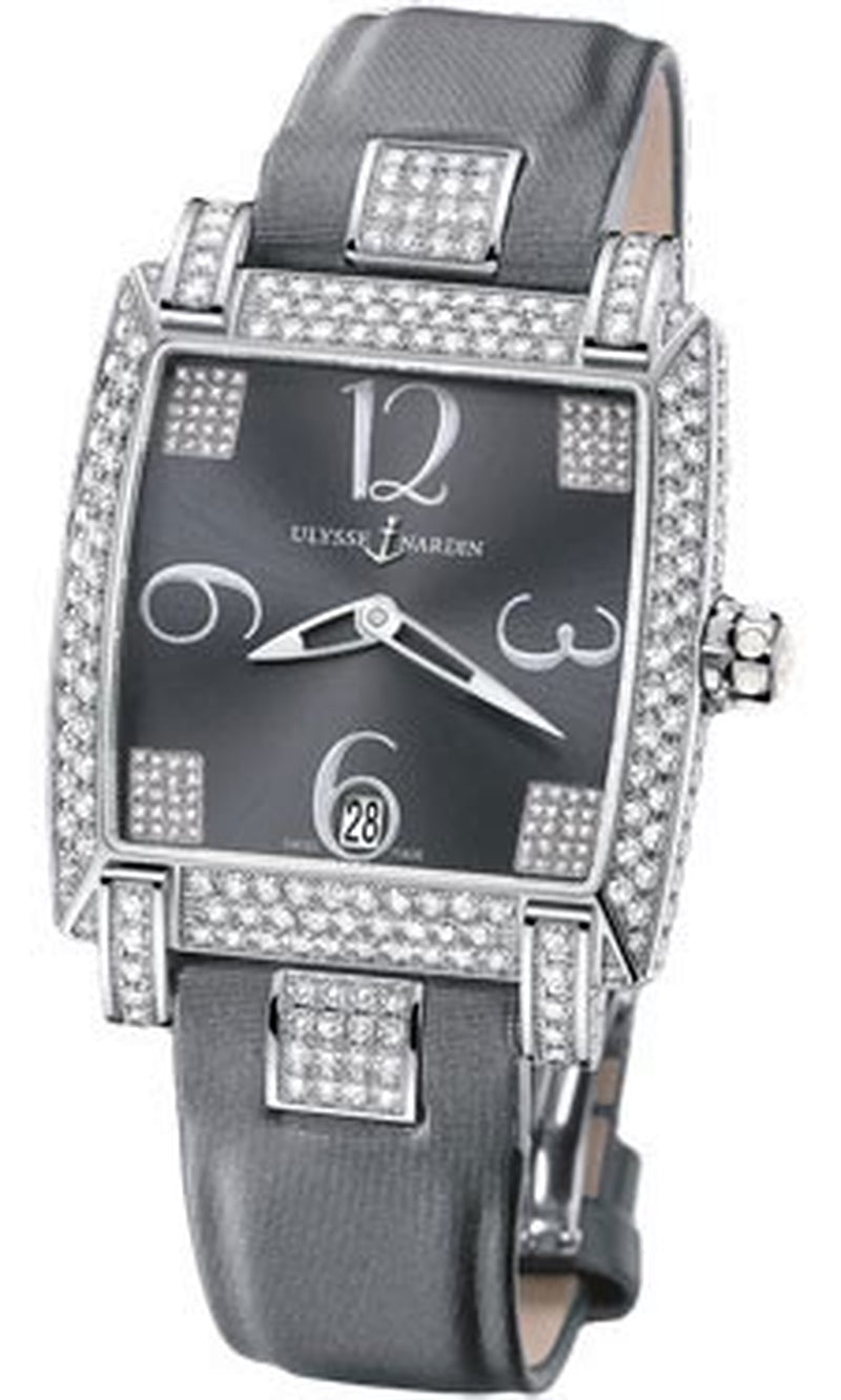 '- Caprice - White Gold - Leather Strap