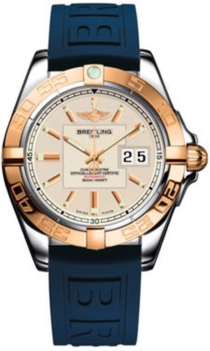 '- Galactic 41 Steel-Rose Gold - Diver Pro III Strap
