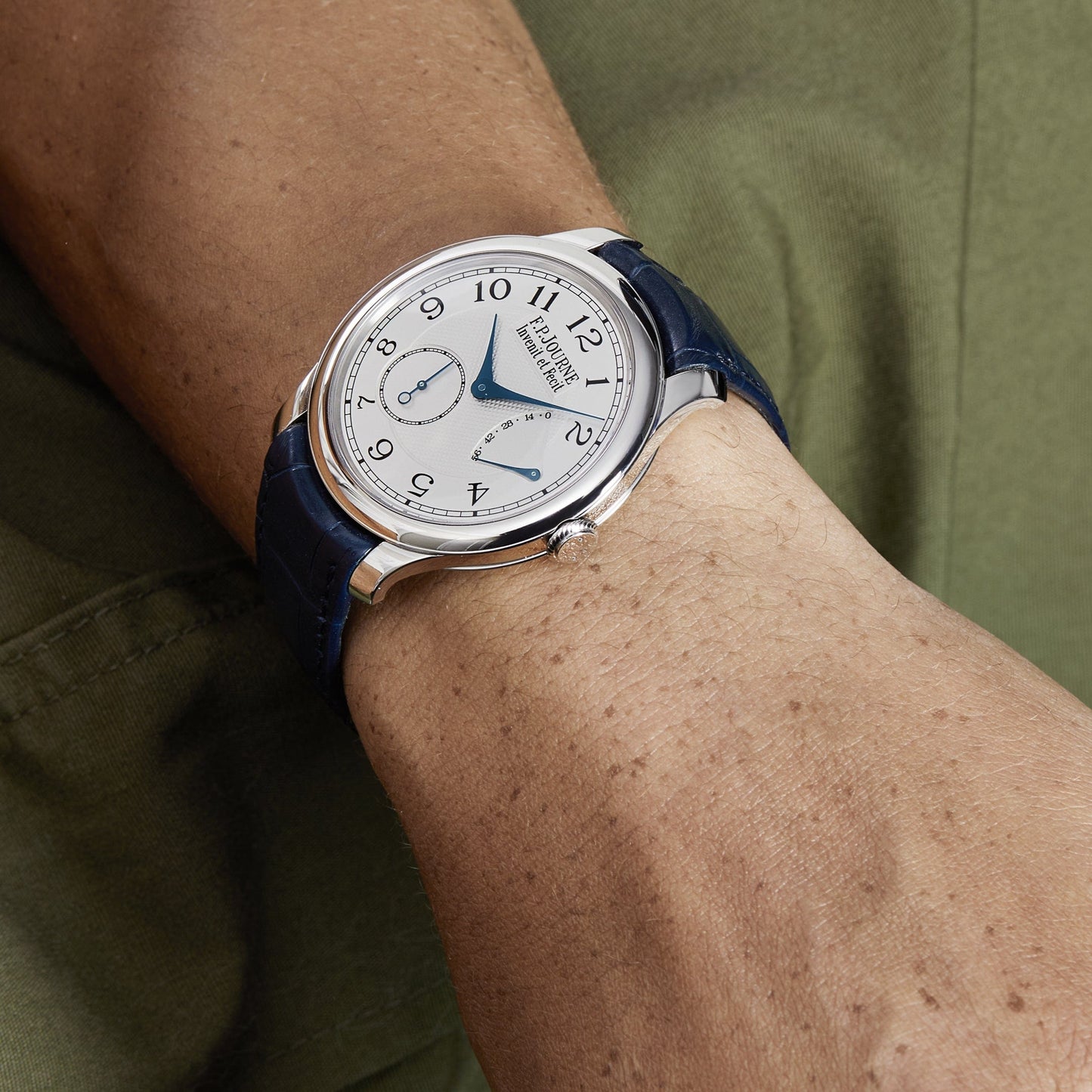 F.P.Journe Chronomètre Souverain Classique Edition Platinum  Silver Dial