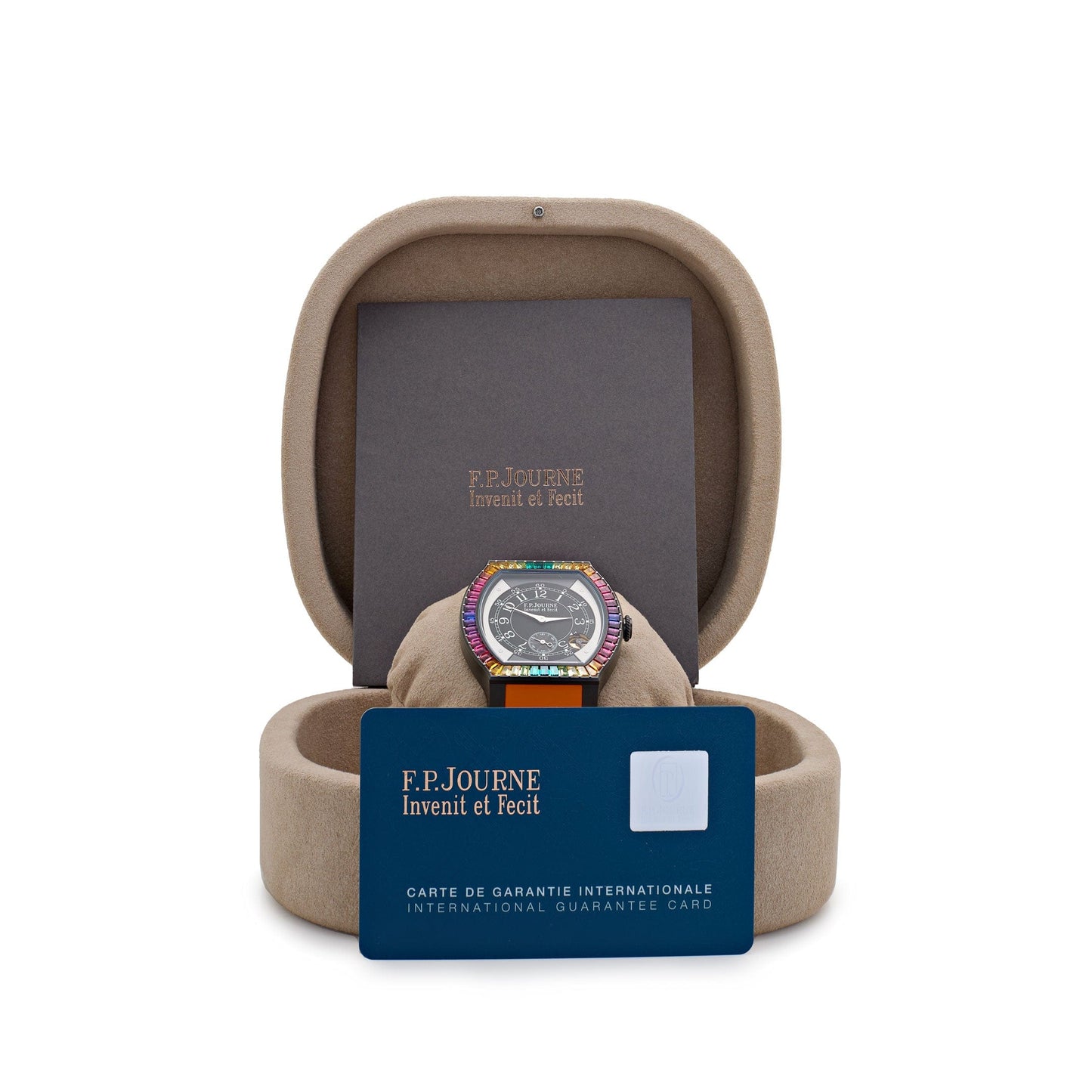 F.P.Journe Élégante 48 Ref. ELHT 'Gino's Dream' Titalyt Luminescent Black Dial Rainbow Bezel