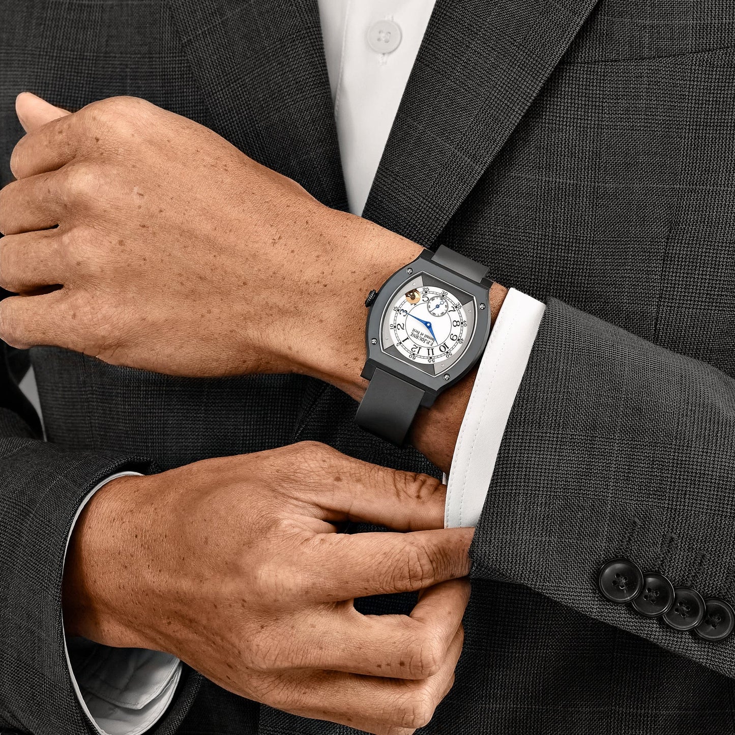 F.P.Journe Élégante 48 Ref. ELHT Titalyt Luminescent White Dial (2022)