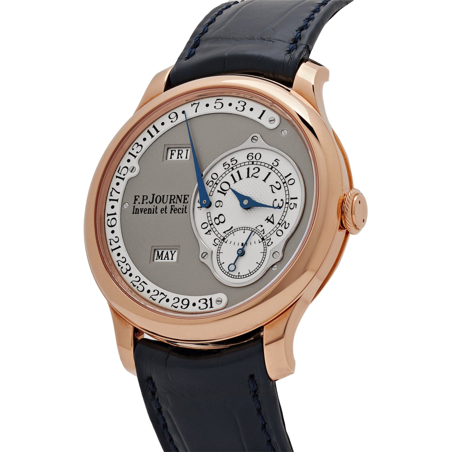 F.P.Journe Octa Calendrier Rose Gold White Gold Dial