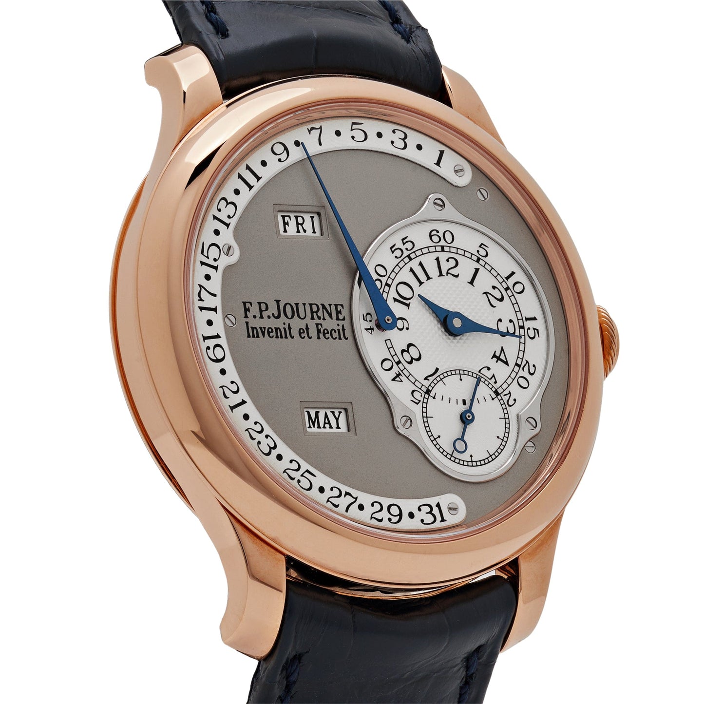 F.P.Journe Octa Calendrier Rose Gold White Gold Dial