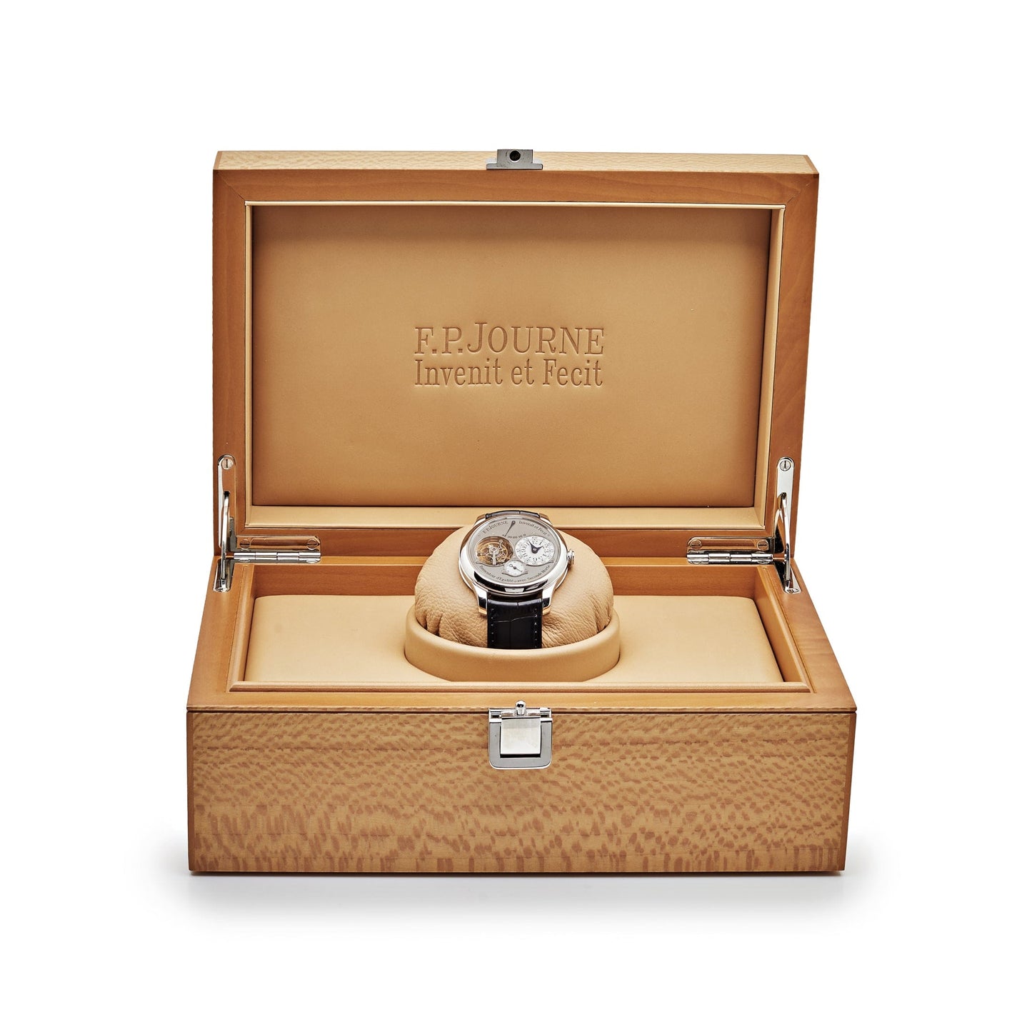 F.P.Journe Tourbillon Souverain Platinum Guilloché Silver Dial