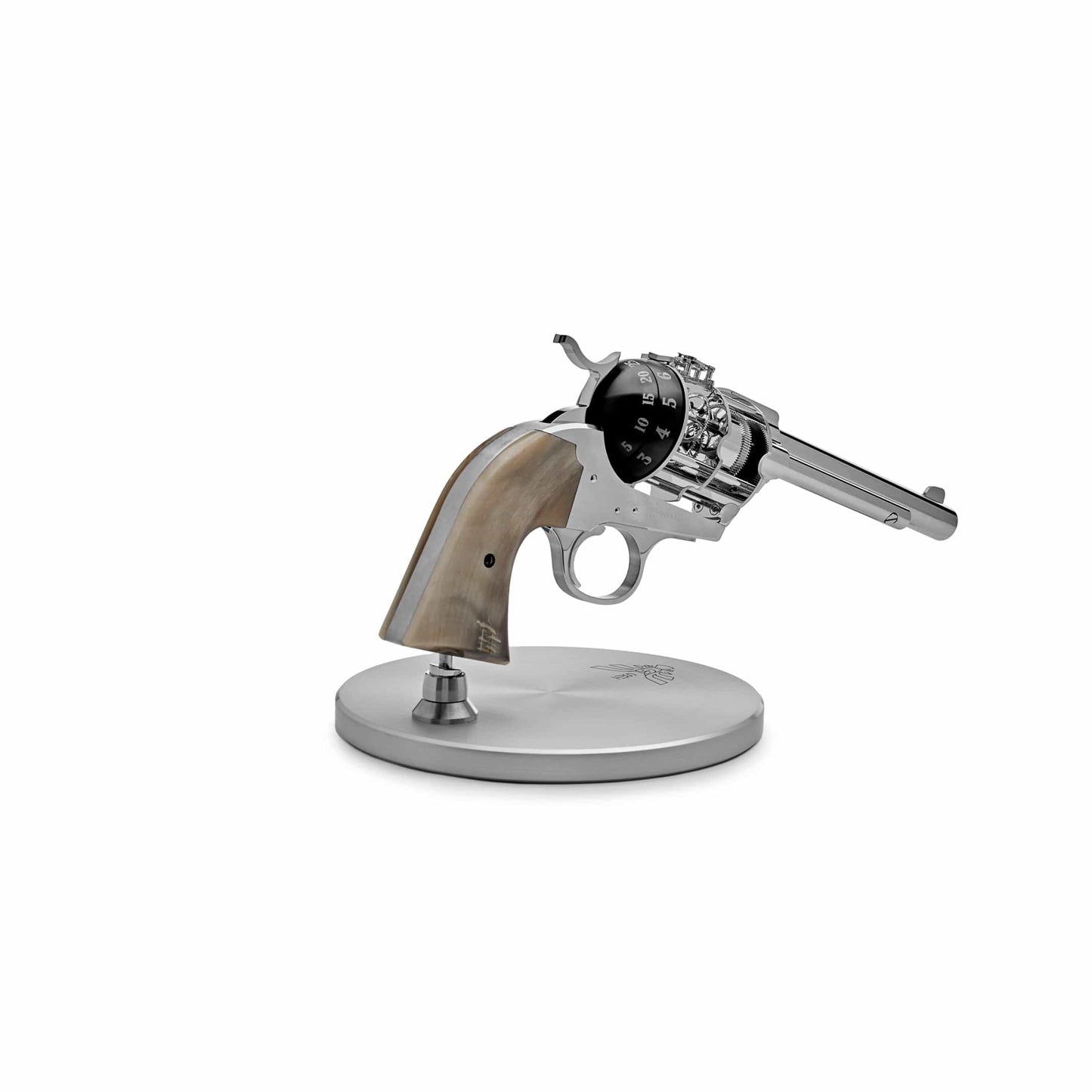 L’ÉPÉE 1839 × The Unnamed Society Palladium Pistol Table Clock Limited Edition 74.6003