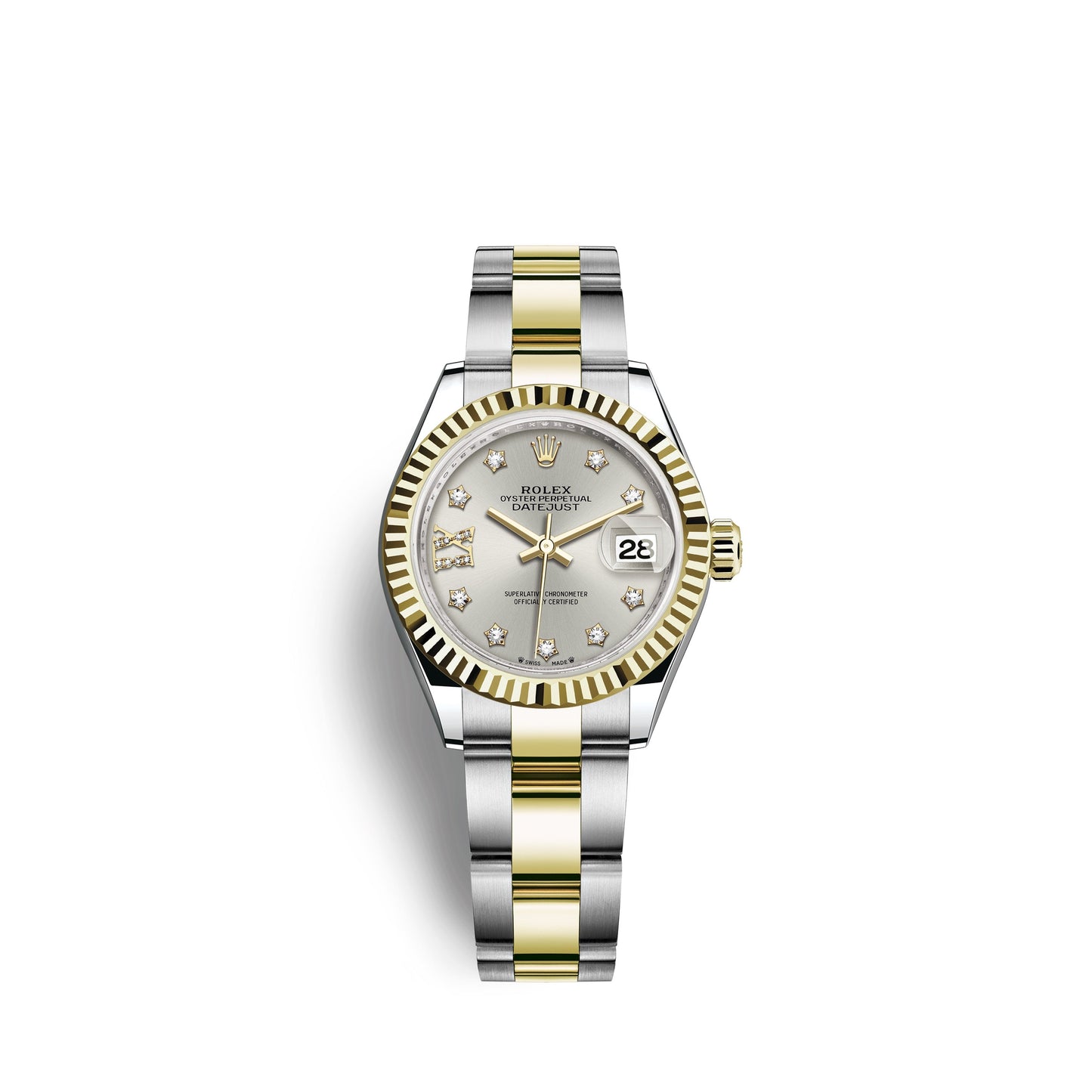 Rolex Lady-Datejust 28, Oystersteel and 18k Yellow Gold, Ref# 279173-0004