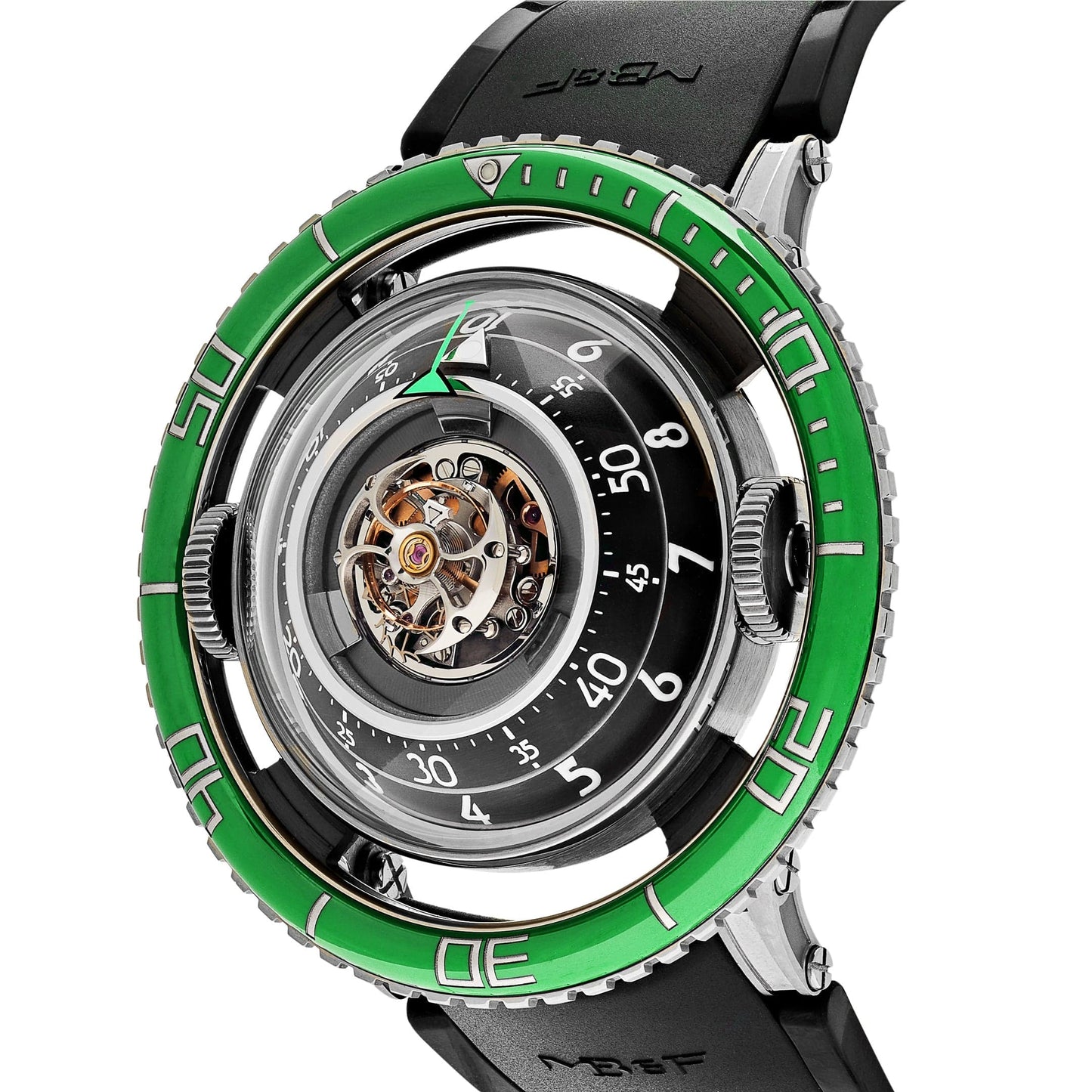 MB&F Horological Machine 70.TGL.B Aquapod HM7 Titanium Green Limited Edition of 50