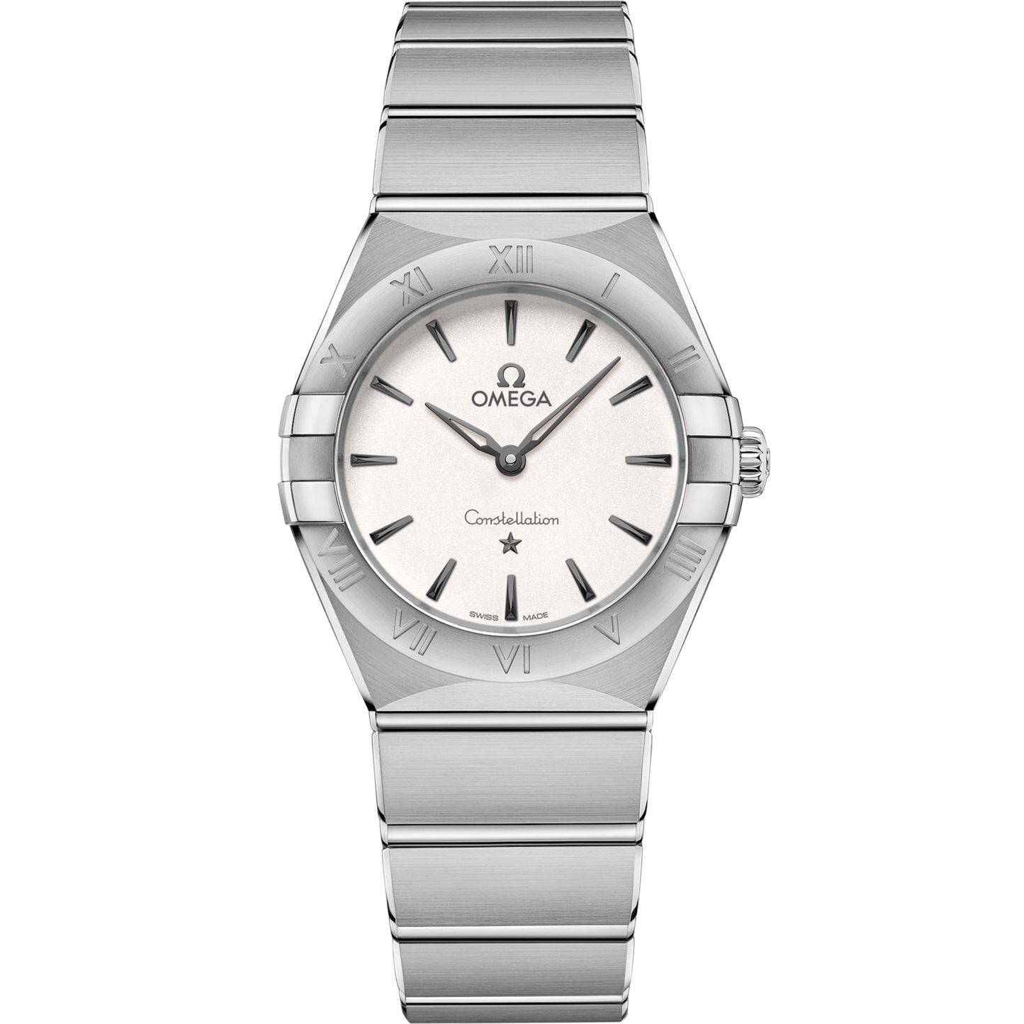 Omega Constellation 28 mm Silver Dial Stainless Steel Bracelet 131.10.28.60.02.001