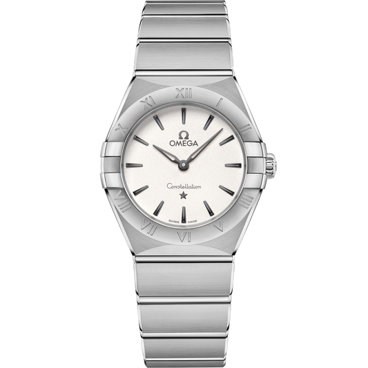 Omega Constellation 28 mm Silver Dial Stainless Steel Bracelet 131.10.28.60.02.001