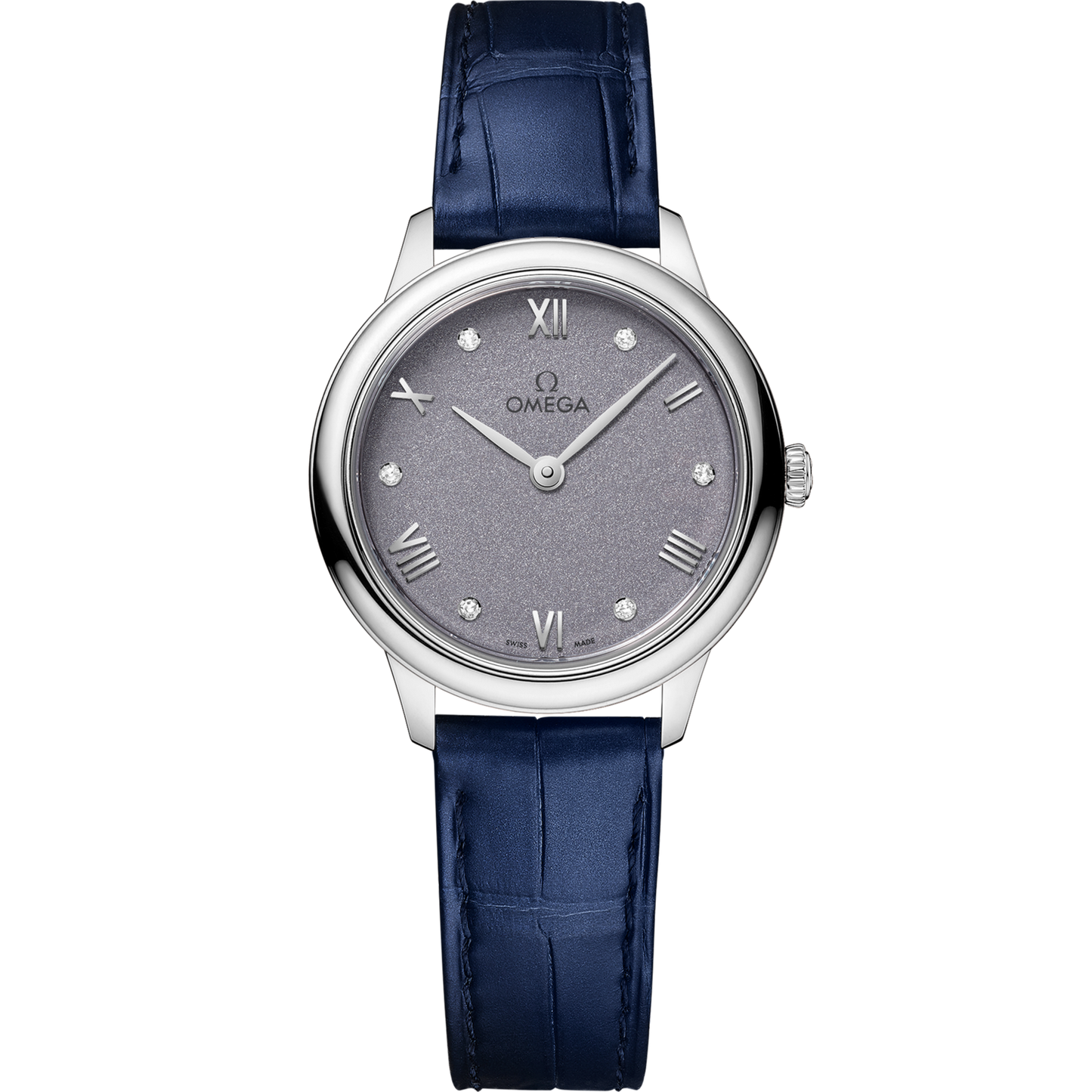 Omega De Ville Prestige 27.5 mm Blue Dial Stainless Steel Strap 434.13.28.60.53.001