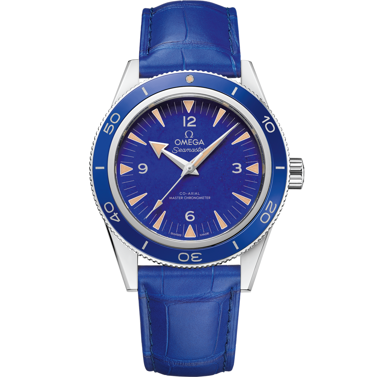 Omega Seamaster 300 41 mm Blue Dial Platinum Strap 234.93.41.21.99.002