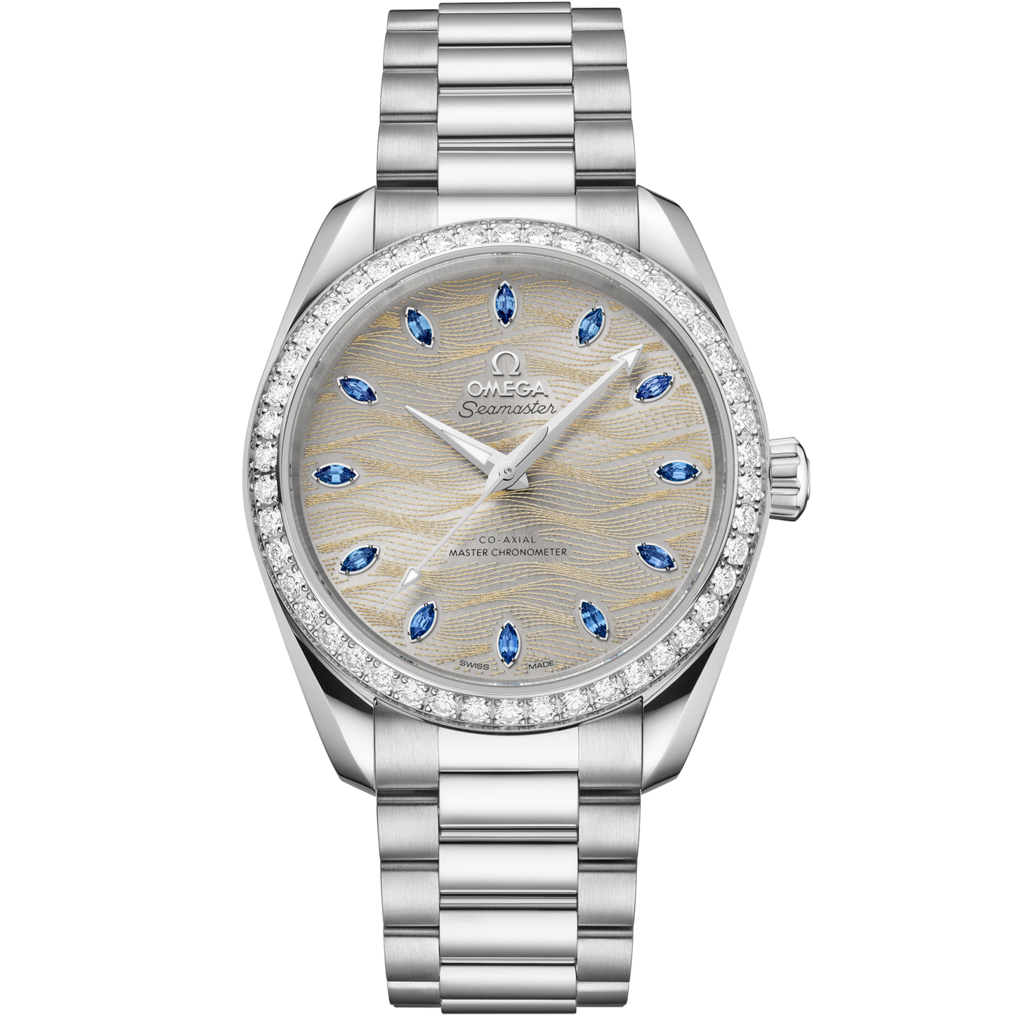 Omega Seamaster Aqua Terra 150M 38 mm Silver Dial  Canopus Gold™ Bracelet 220.55.38.20.99.003