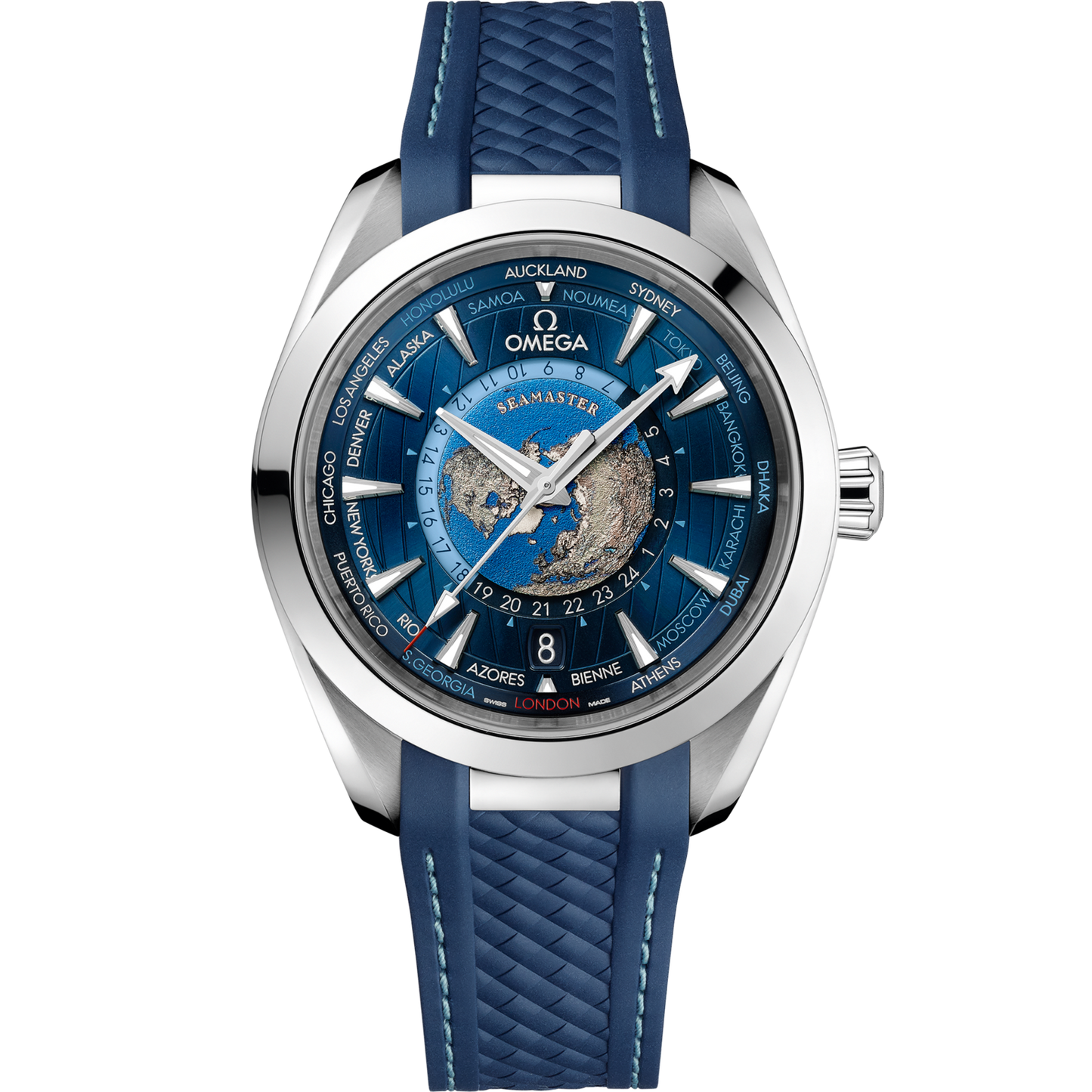 Omega Seamaster Aqua Terra 150M 43 mm Blue Dial Stainless Steel Strap 220.12.43.22.03.001