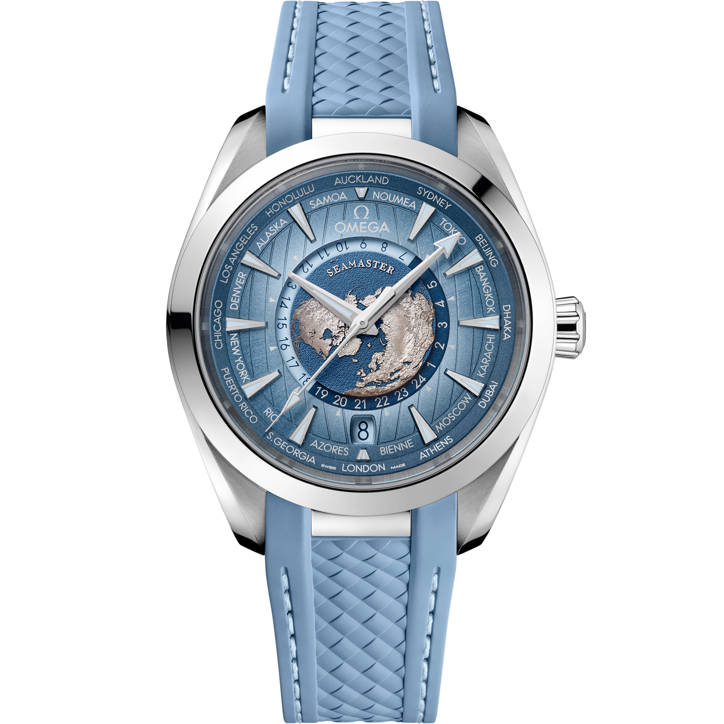 Omega Seamaster Aqua Terra 150M 43 mm Blue Dial Stainless Steel Strap 220.12.43.22.03.002