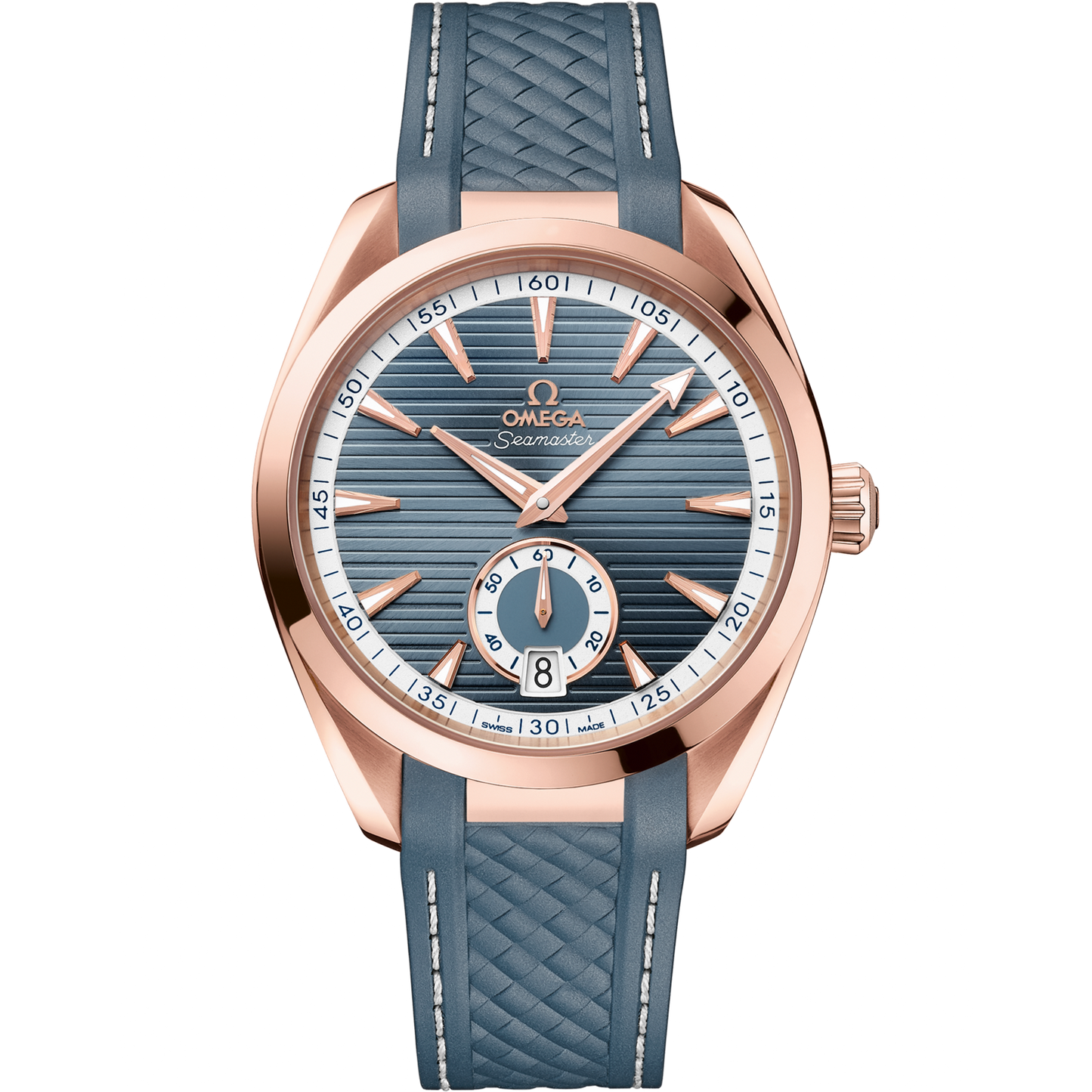 Omega Seamaster Aqua Terra 150M 41 mm Blue Dial Sedna™ 18k Rose Gold Strap 220.52.41.21.03.002