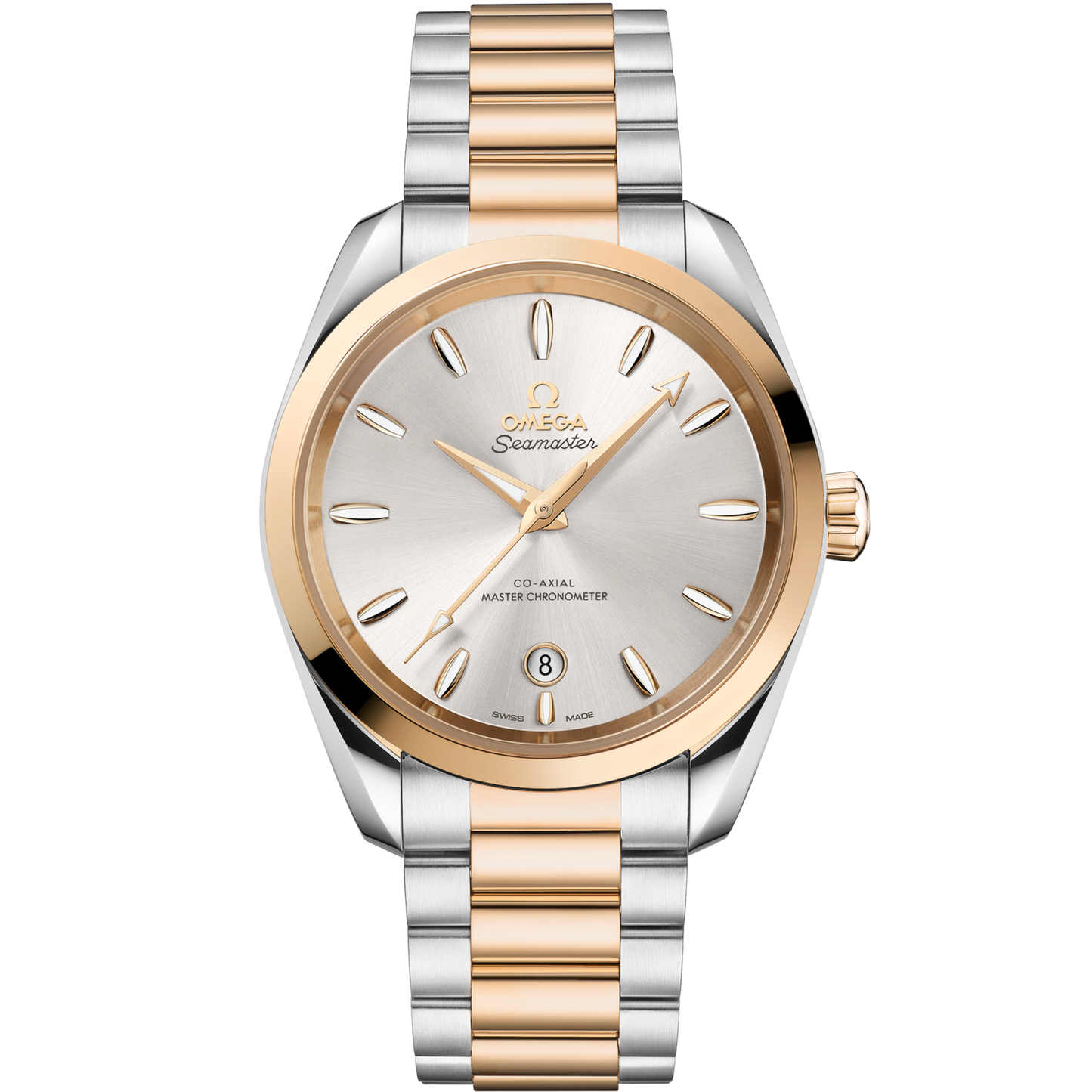 OMEGA Seamaster Aqua Terra 41 mm Atlantic blue Dial Stainless Steel and Sedna™ 18k Yellow Gold Bracelet 220.20.38.20.02.002