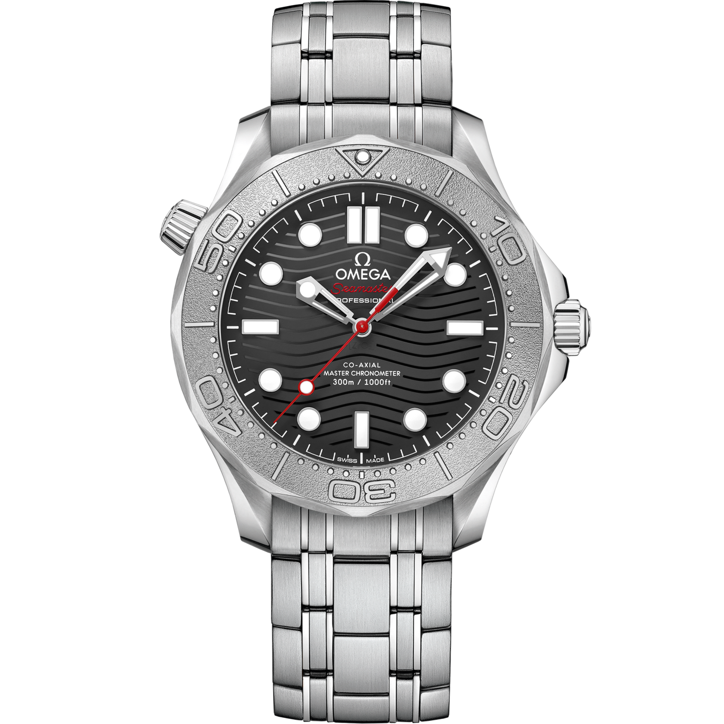 Omega Seamaster Diver 300M 42 mm Black Dial Stainless Steel Bracelet 210.30.42.20.01.002