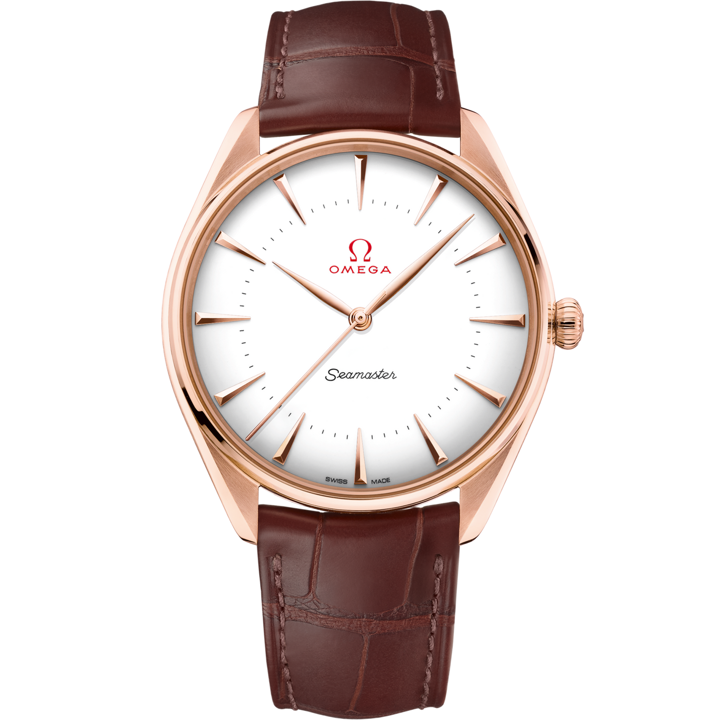 Omega Seamaster Olympic Official Timekeeper 39.5 mm White Dial Sedna™ 18k Rose Gold Strap 522.53.40.20.04.003