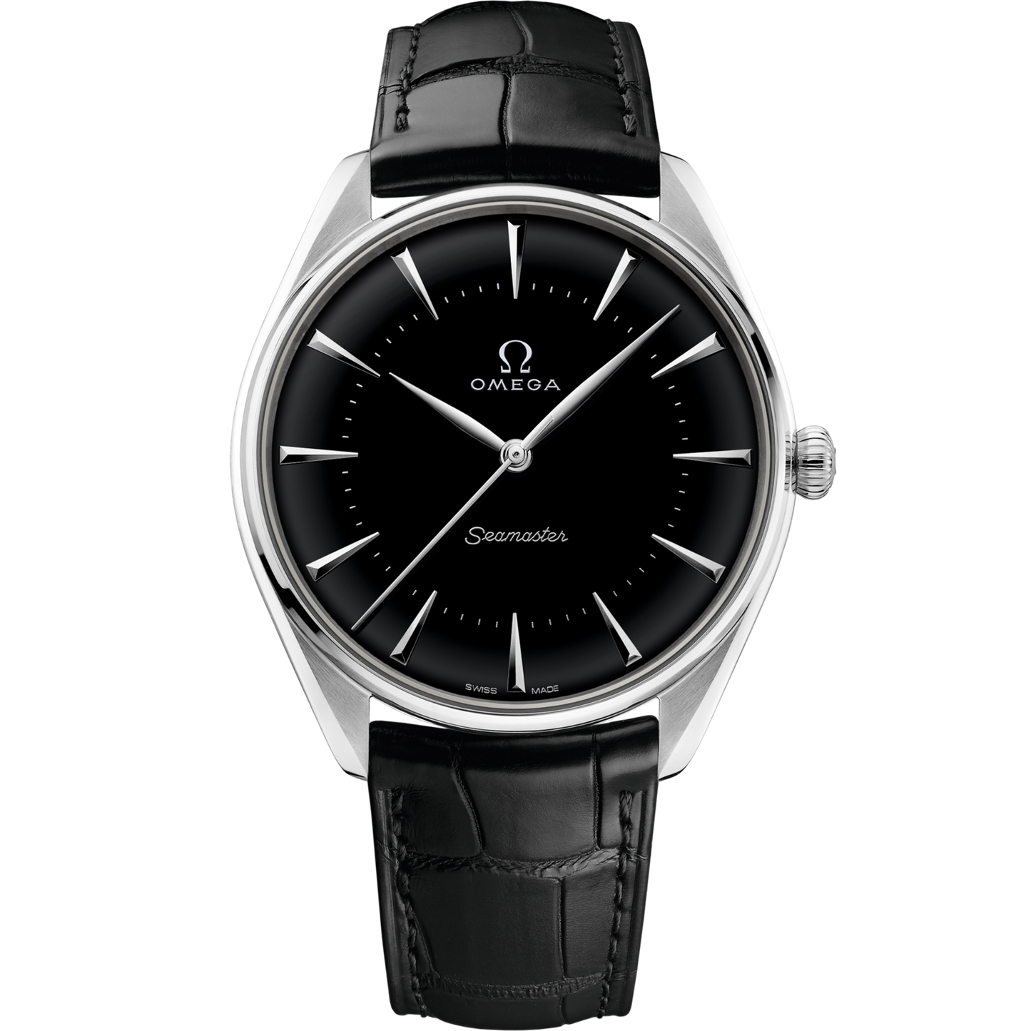 Omega Seamaster Olympic Official Timekeeper 39.5 mm Black Dial Platinum Strap 522.93.40.20.01.001