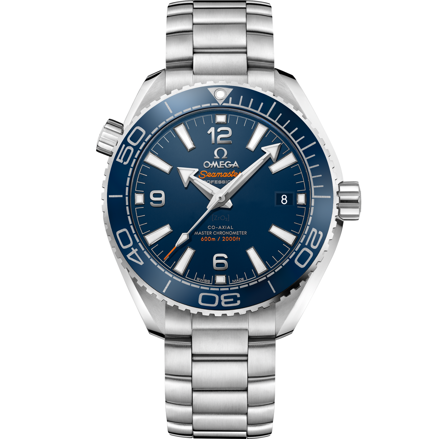 Omega Seamaster Planet Ocean 600M 39.5 mm Blue Dial Stainless Steel Bracelet 215.30.40.20.03.001