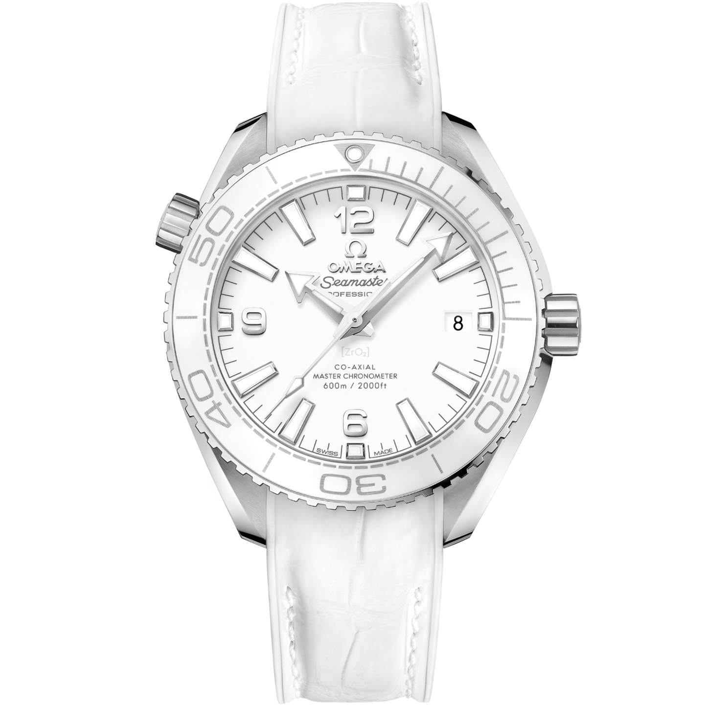Omega Seamaster Planet Ocean 600M 39.5 mm White Dial Stainless Steel Strap 215.33.40.20.04.001