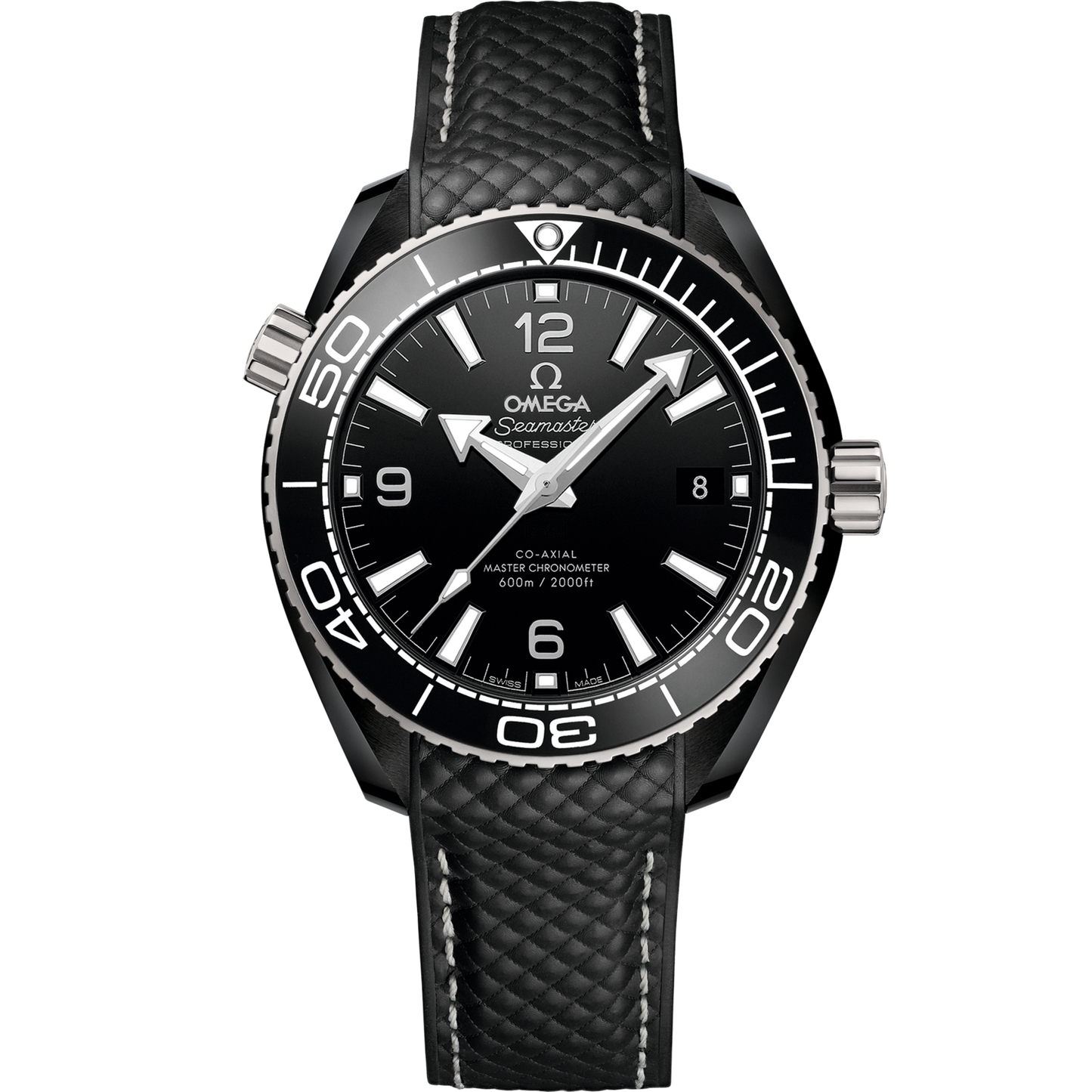 Omega Seamaster Planet Ocean 600M 39.5 mm Black Dial Black ceramic Strap 215.92.40.20.01.001