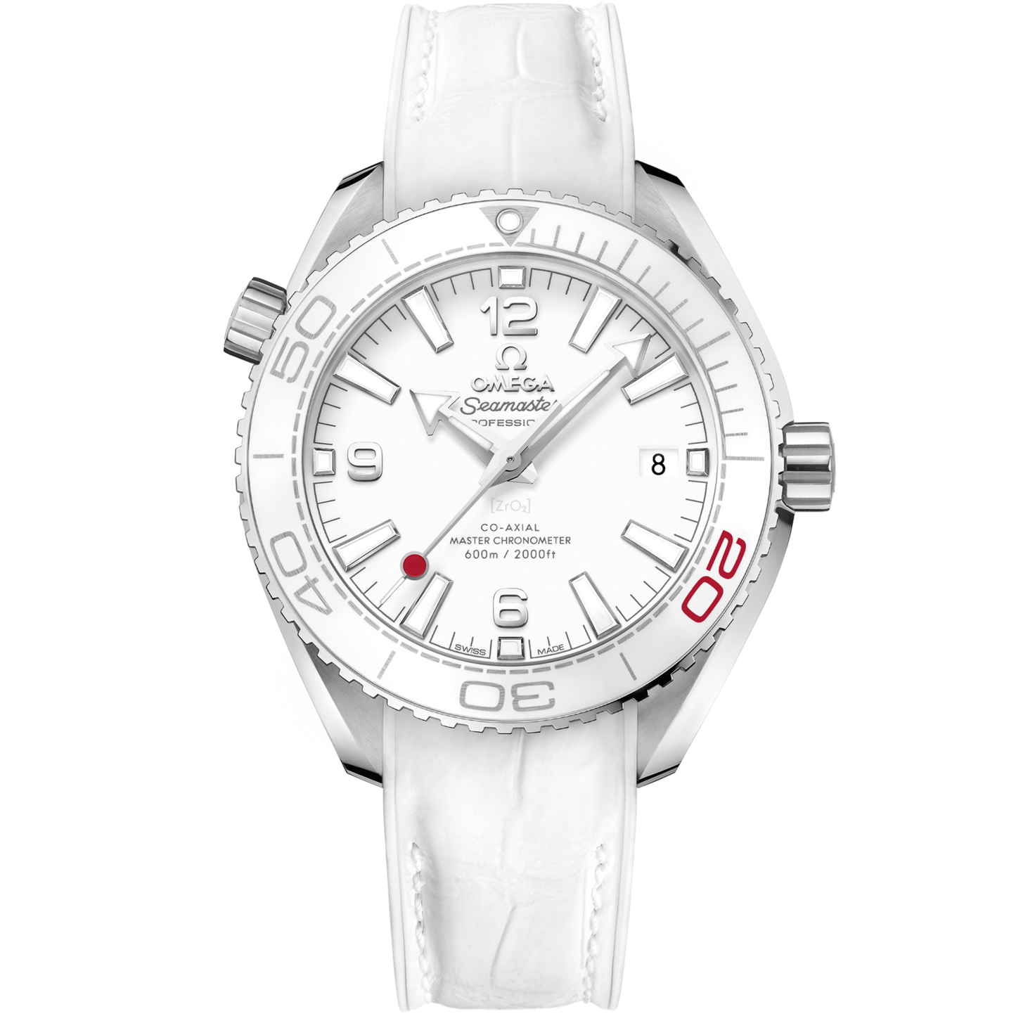 Omega Seamaster Planet Ocean 600M 39.5 mm White Dial Stainless Steel Strap 522.33.40.20.04.001