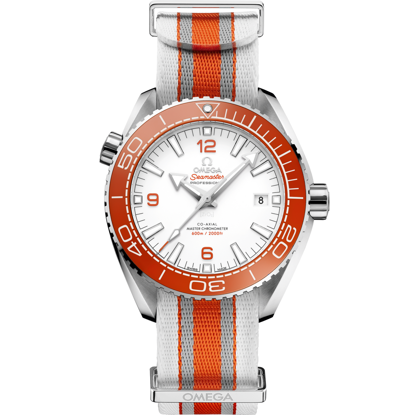 Omega Seamaster Planet Ocean 600M 43.5 mm White Dial Stainless Steel Strap 215.32.44.21.04.001