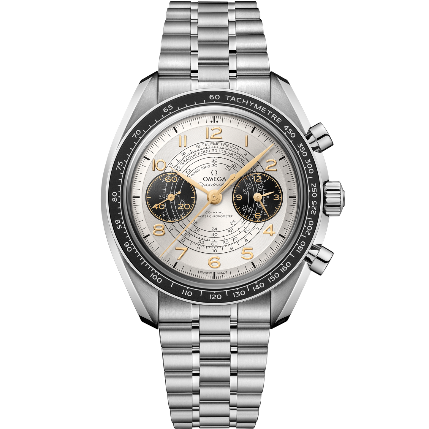 Omega Speedmaster Chronoscope Silver Dial 43 mm Stainless Steel Bracelet 522.30.43.51.02.001