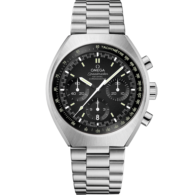Omega Speedmaster  Mark II  42.4 x 46.2 mm Black Dial Stainless Steel Bracelet 327.10.43.50.01.001