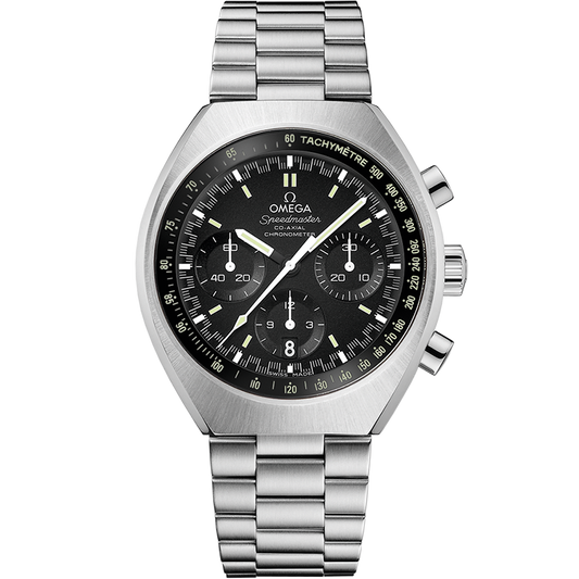 Omega Speedmaster  Mark II  42.4 x 46.2 mm Black Dial Stainless Steel Bracelet 327.10.43.50.01.001