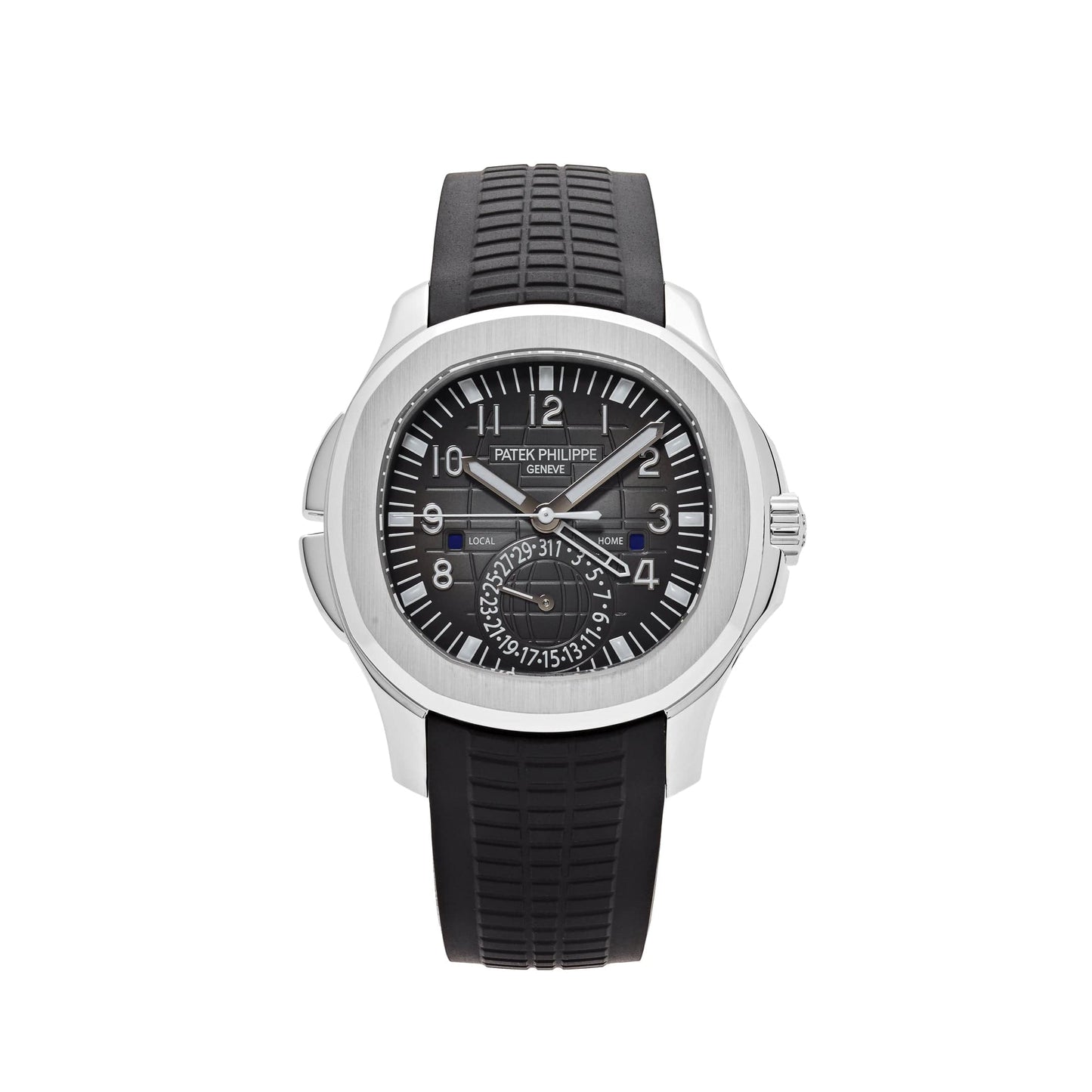 Patek Philippe Aquanaut 5164A-001 Travel Time Stainless Steel Black Dial