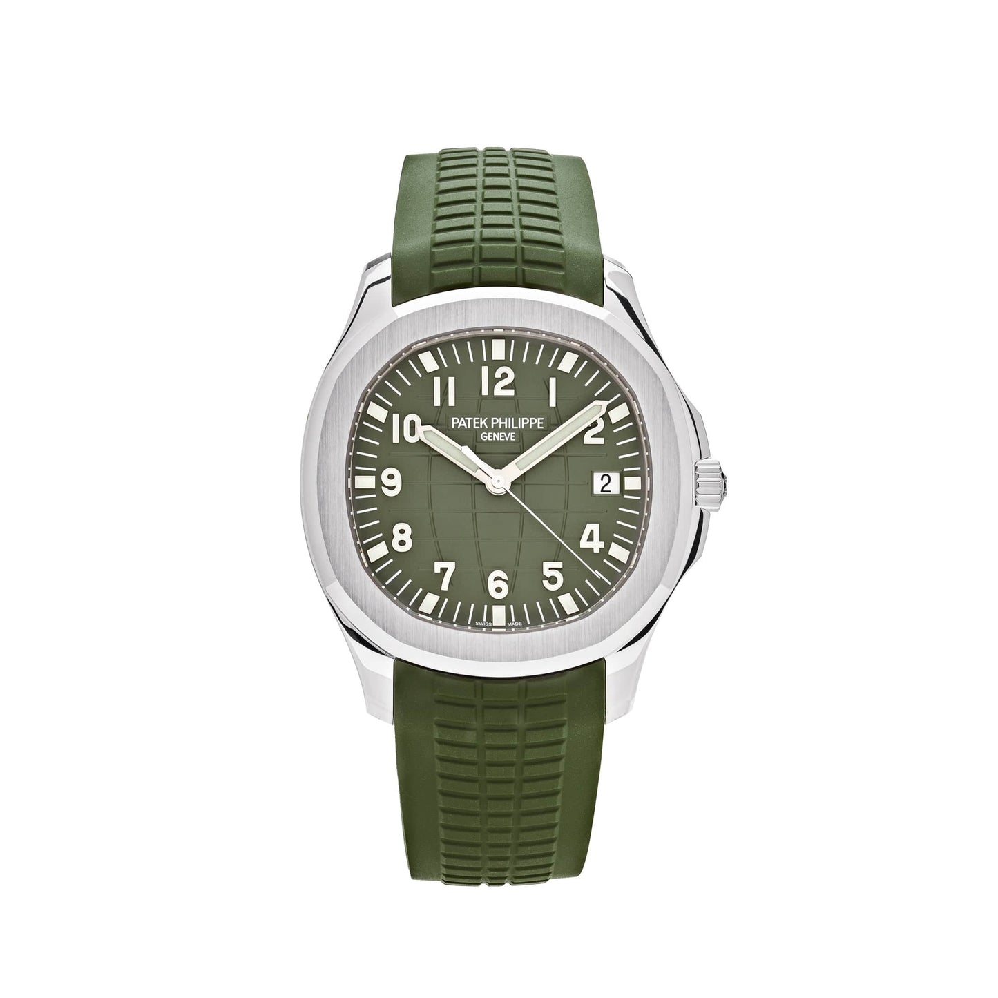 Patek Philippe Aquanaut 5168G-010 'Jumbo' White Gold Khaki Green (2025)