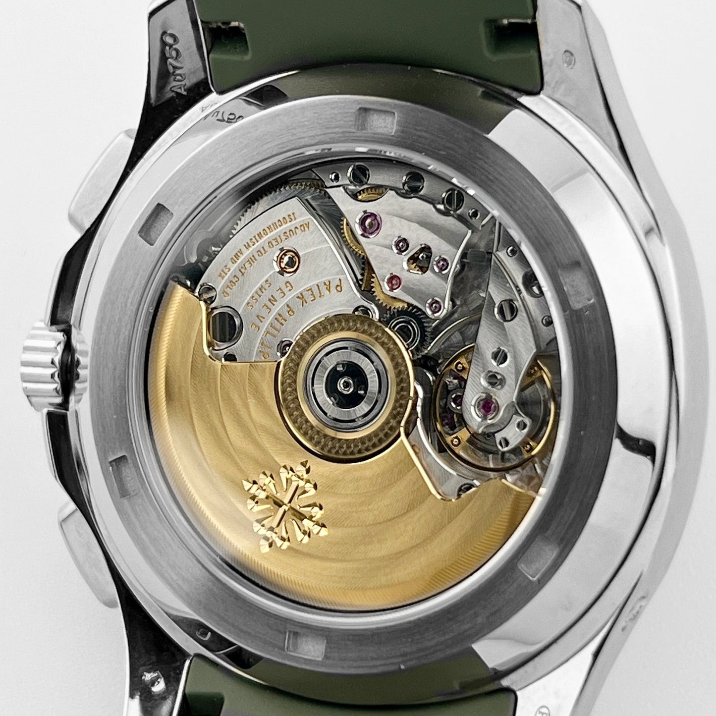 Patek Philippe Aquanaut 5968G-010 Chronograph White Gold Khaki Green Dial (2021)