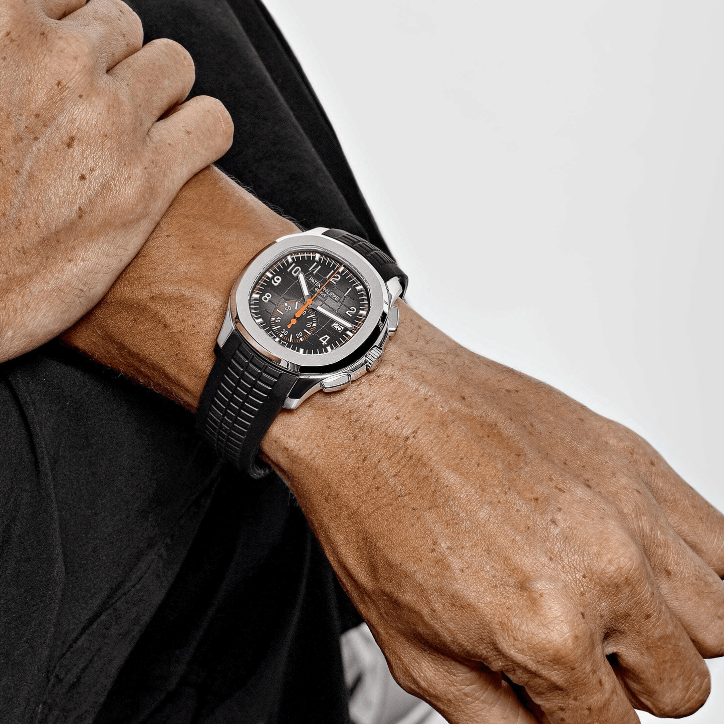 Patek Philippe Aquanaut Chronograph 5968A-001 Stainless Steel Black Dial (2020)