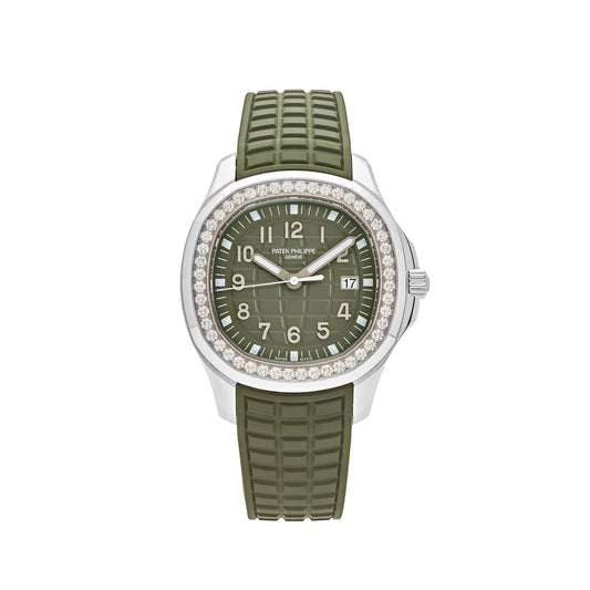 Patek Philippe Aquanaut Luce 5267/200A-011 Stainless Steel Green Dial Diamond Bezel (2025)