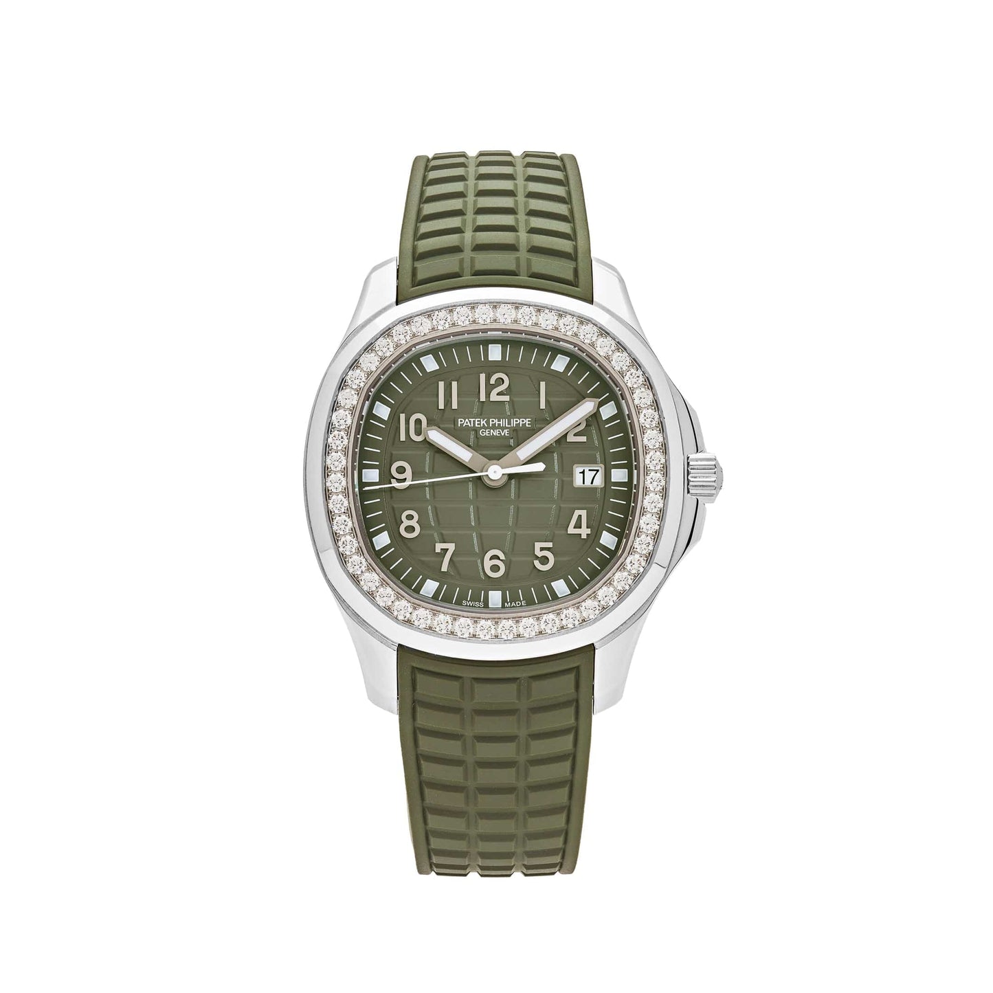 Patek Philippe Aquanaut Luce 5267/200A-011 Stainless Steel Green Dial Diamond Bezel