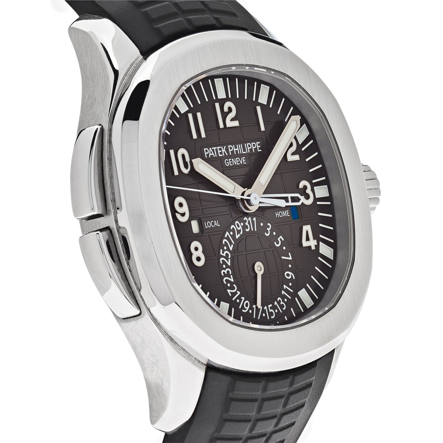 Patek Philippe Aquanaut 5164A-001 Travel Time Stainless Steel Black Dial