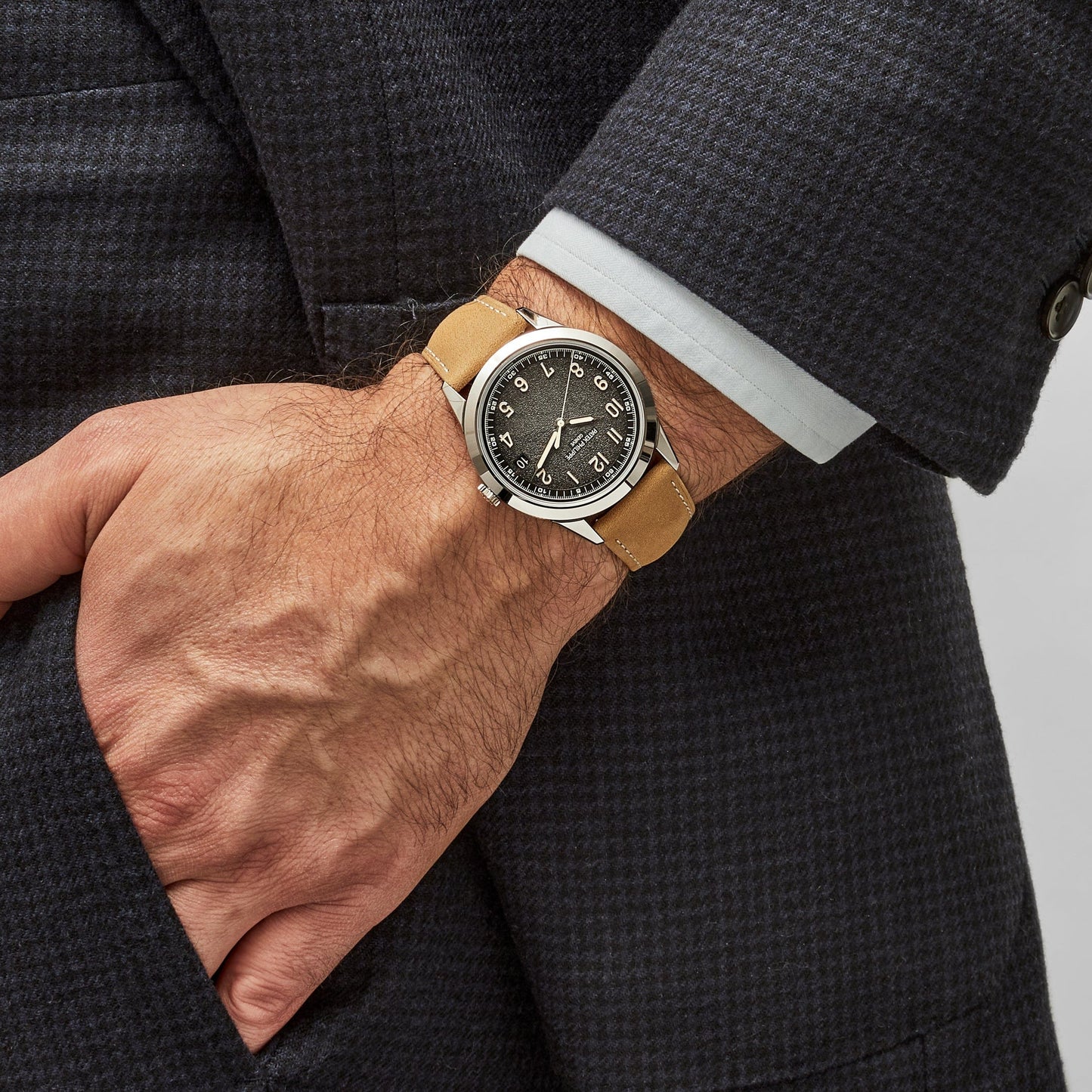 Patek Philippe Calatrava 5226G-001 White Gold Charcoal Dial Date (2025)