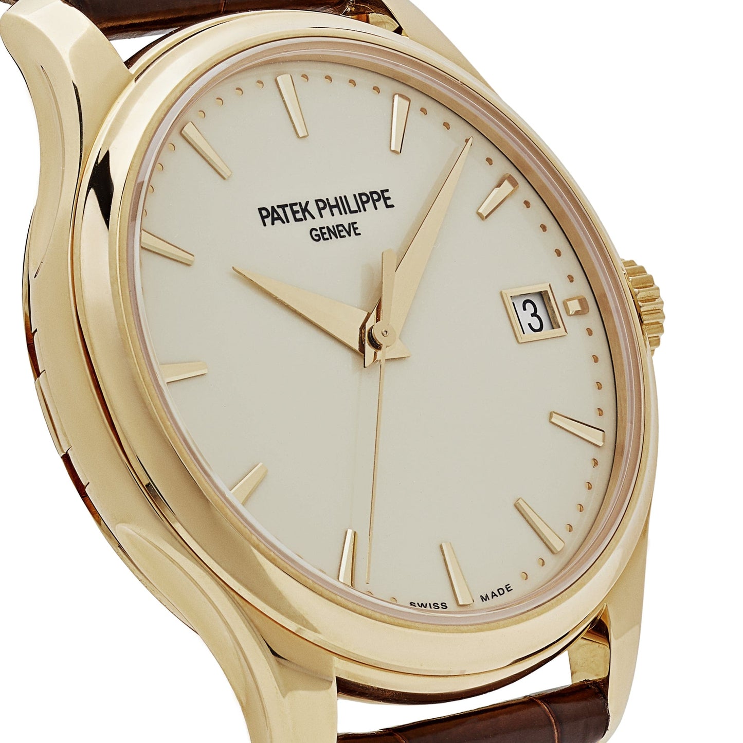 Patek Philippe Calatrava 5227J-001 Yellow Gold Lacquered Ivory Dial