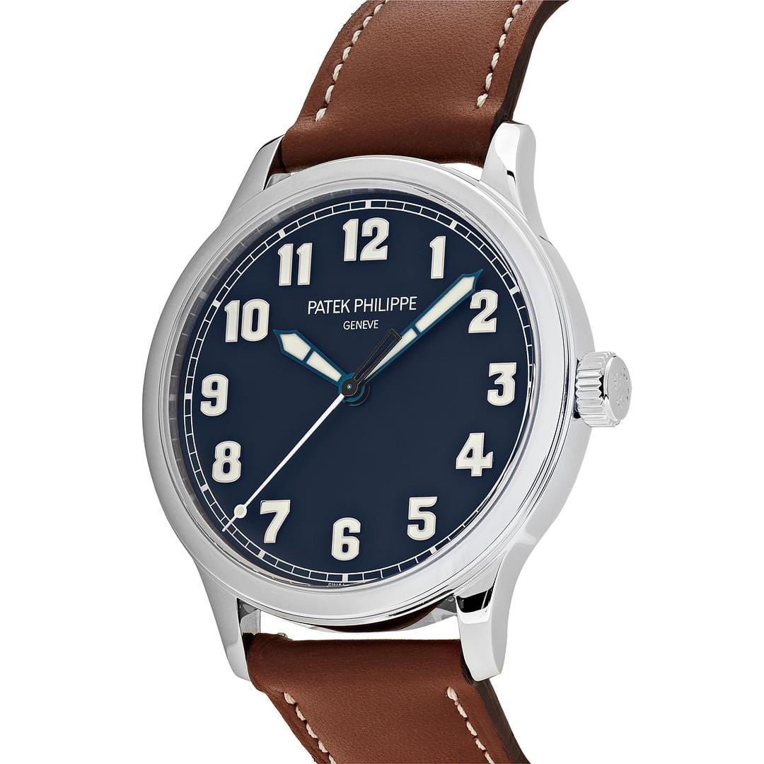 Patek Philippe Calatrava 5522A-001 'New York' Pilot Stainless Steel Blue Dial Limited Edition (2017)
